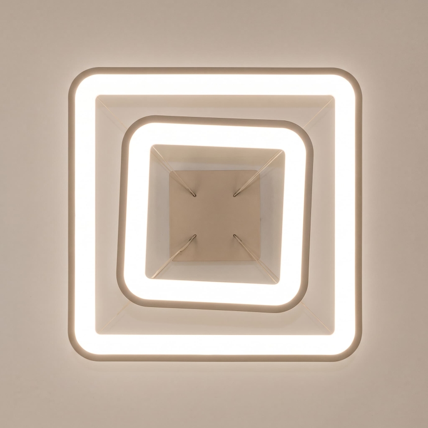 BRILAGI - LED полилей на кабел с възможност за димиране FALCON SLIM LED/78W/230V 3000-6500K 50x50 cm бежов + дистанционно управление