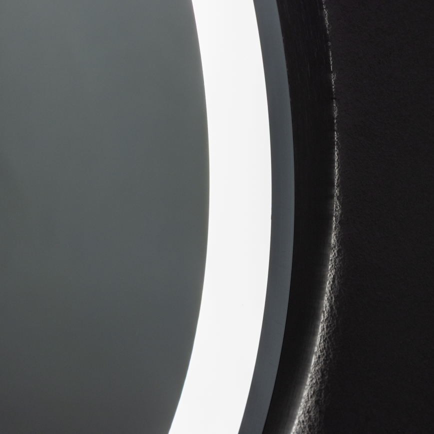 Brilagi - Димируемо LED огледало за баня с подгряване и подсветка ALU PRO LED/18W/230V, диаметър 60 см, 3000/4000/6500K, IP44, матов хром, CRI 90