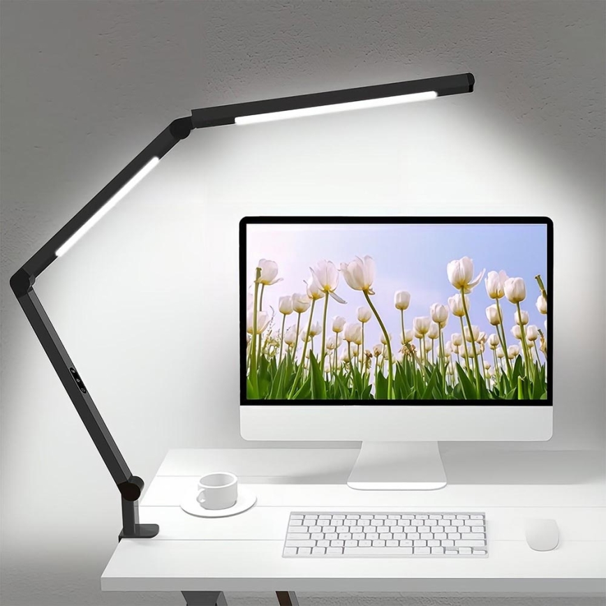 Brilagi - LED Димируем докосване гъвкав настолна лампа VARIO LED/12W/230V 3000/4000/5000/6500K CRI 92 черен