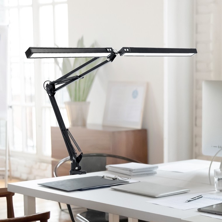 Brilagi - LED Димируем гъвкав настолна лампа VARIO 2xLED/14W/230V 3000-6000K черен
