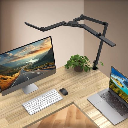 Brilagi - LED Димируем гъвкав настолна лампа VARIO LED/24W/230V 3000-6500K CRI 92 черен