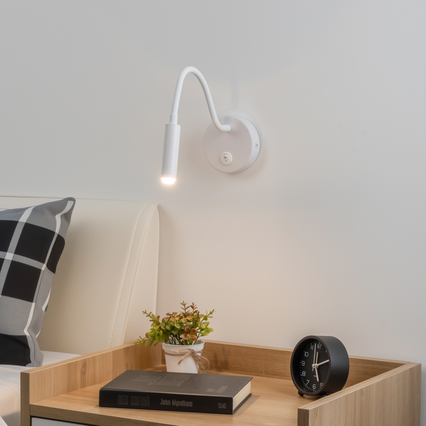 Brilagi - LED Димируем гъвкава стена лампа MAYA 1xG9/4W/230V бял 2700-6500K Wi-Fi Tuya
