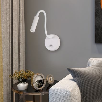 Brilagi - LED Димируем гъвкава стена лампа MAYA 1xG9/4W/230V бял 2700-6500K Wi-Fi Tuya