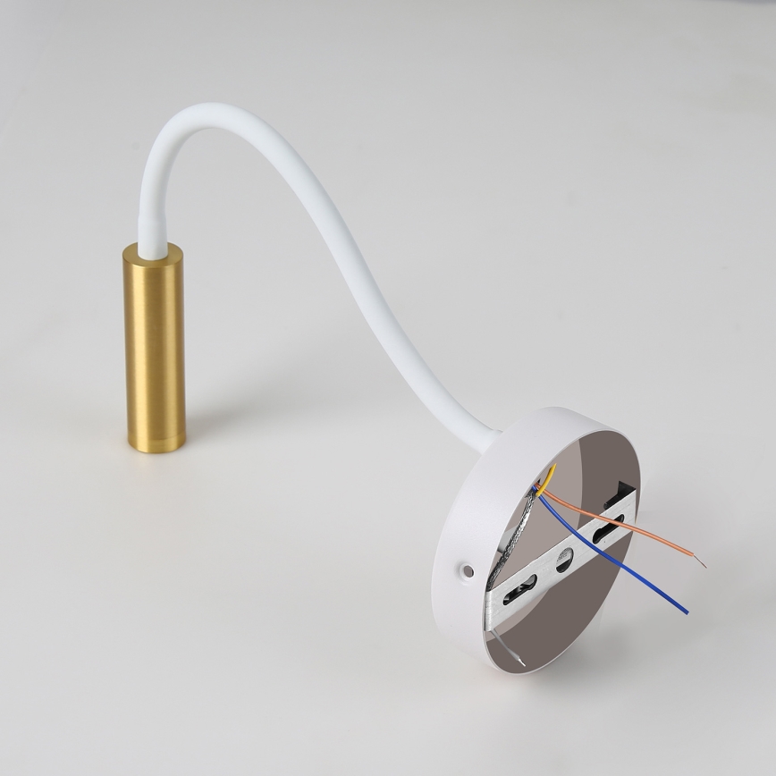 Brilagi - LED Димируем гъвкава стена лампа MAYA 1xG9/4W/230V бял/златист 2700-6500K Wi-Fi Tuya