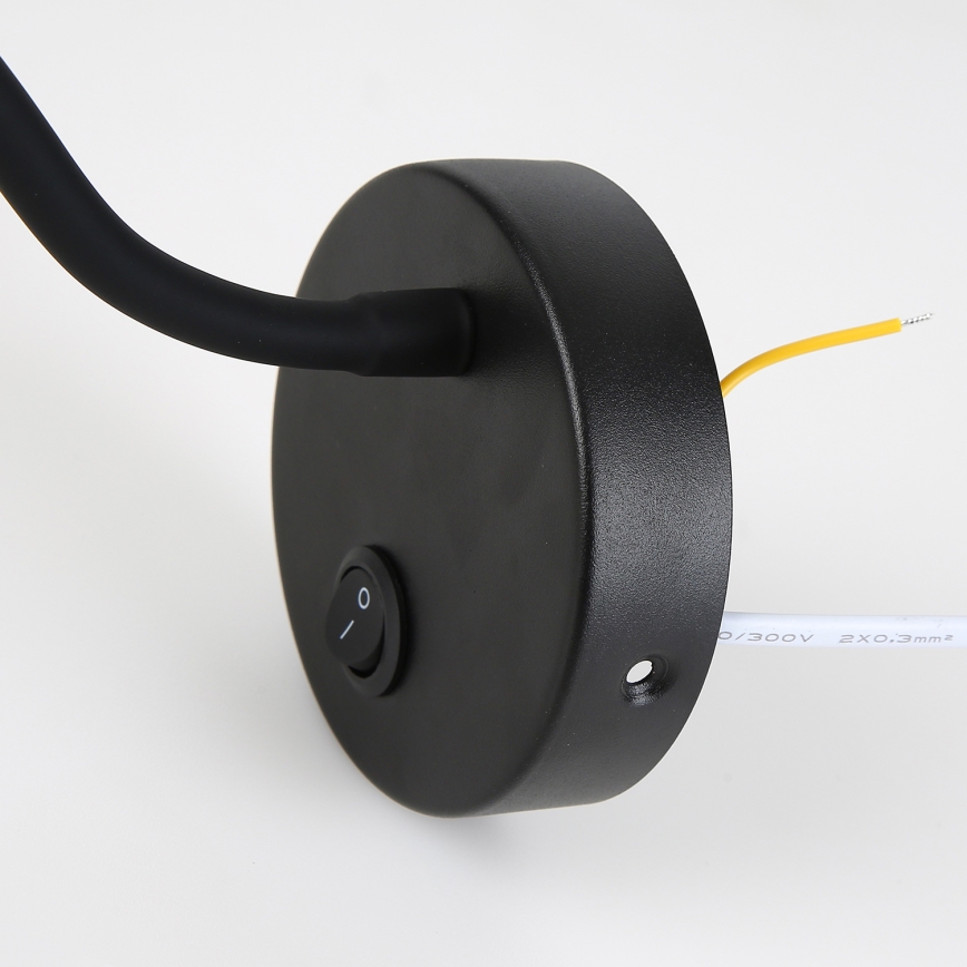 Brilagi - LED Димируем гъвкава стена лампа MAYA 1xG9/4W/230V черен 2700-6500K Wi-Fi Tuya