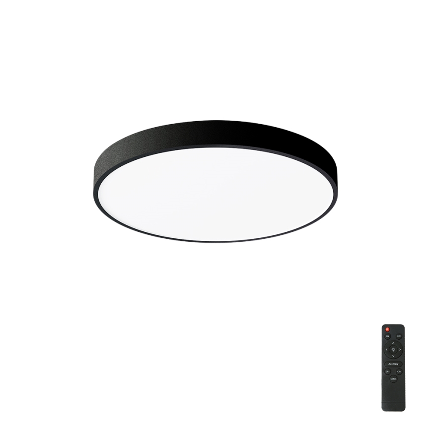 Brilagi - LED Димируем таванна лампа POOL LED/60W/230V 3000-6000K 60 см черна + дистанционно управление