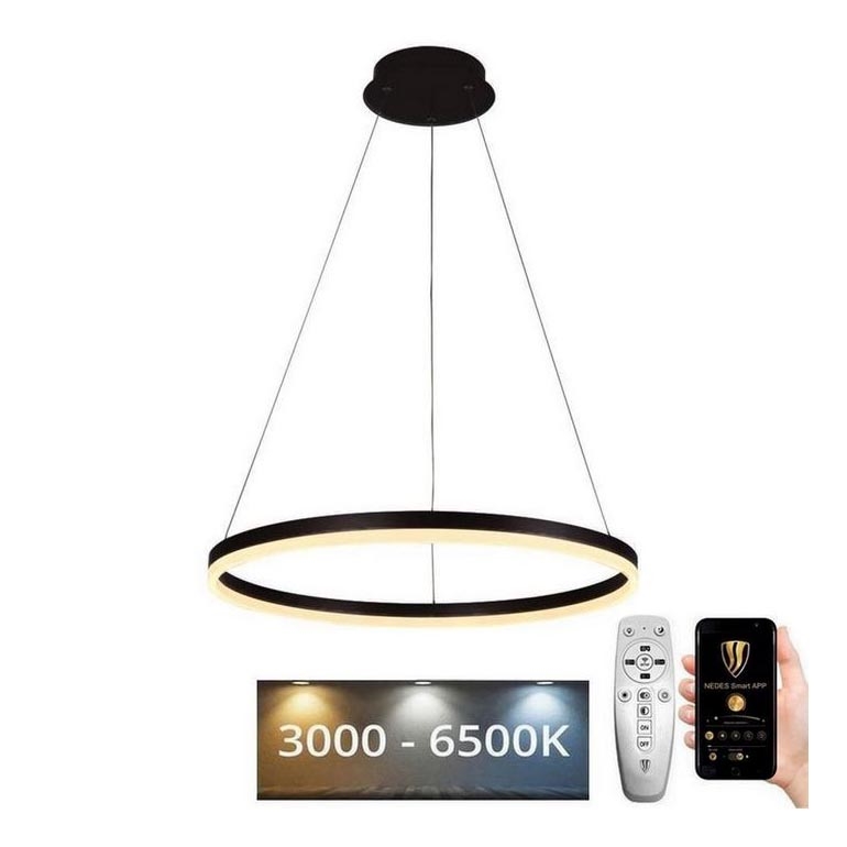 Brilagi - LED Димируем пендел CIRCLE LED/42W/230V 3000-6500K + дистанционно управление