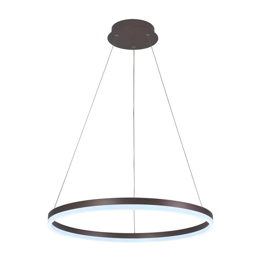 Brilagi - LED Димируем пендел CIRCLE LED/42W/230V 3000-6500K кафяв + дистанционно управление