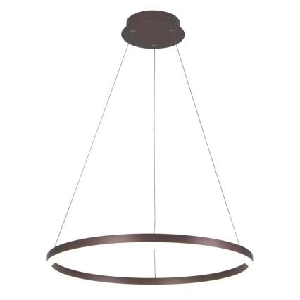 Brilagi - LED Димируем пендел CIRCLE LED/42W/230V 3000-6500K кафяв + дистанционно управление