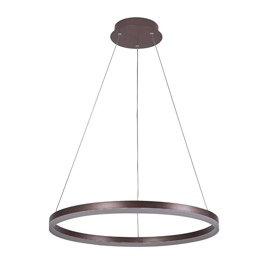 Brilagi - LED Димируем пендел CIRCLE LED/42W/230V 3000-6500K кафяв + дистанционно управление