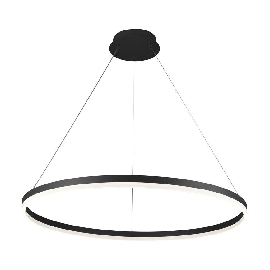 Brilagi - LED Димируем пендел CIRCLE LED/55W/230V 3000-6500K черен + дистанционно управление