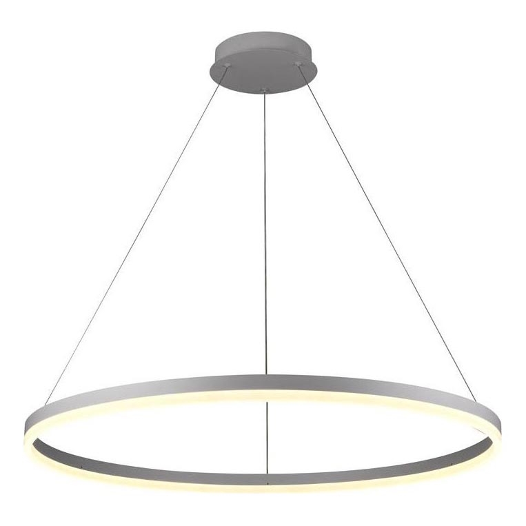 Brilagi - LED Димируем пендел CIRCLE LED/55W/230V 3000-6500K сребрист + дистанционно управление