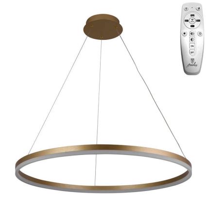 Brilagi - LED Димируем пендел CIRCLE LED/55W/230V 3000-6500K златист + дистанционно управление