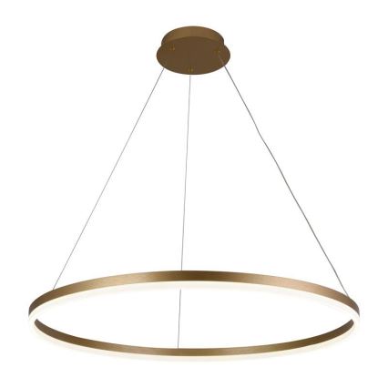 Brilagi - LED Димируем пендел CIRCLE LED/55W/230V 3000-6500K златист + дистанционно управление