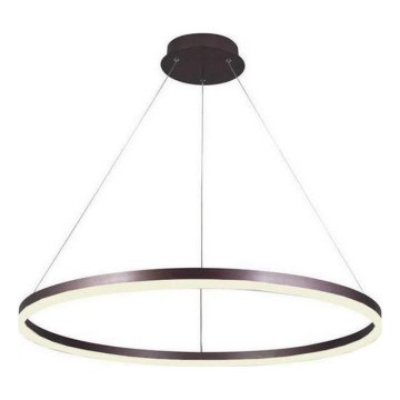 Brilagi - LED Димируем пендел CIRCLE LED/55W/230V 3000-6500K кафяв + дистанционно управление