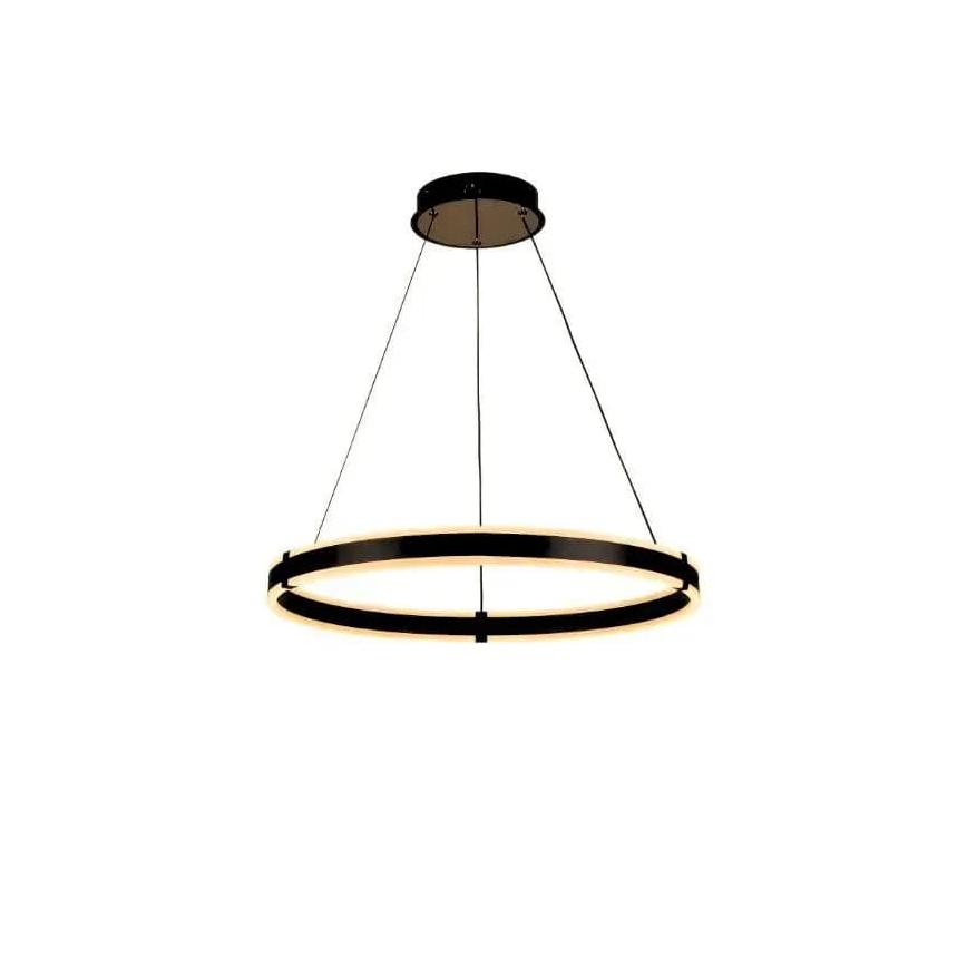Brilagi - LED Димируем пендел CIRCLE LED/85W/230V 3000-6500K черен + дистанционно управление