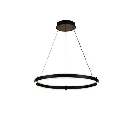Brilagi - LED Димируем пендел CIRCLE LED/85W/230V 3000-6500K черен + дистанционно управление