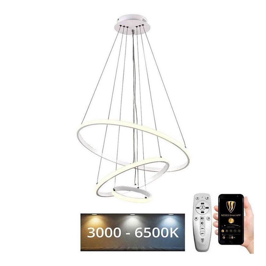 Brilagi - LED Димируем пендел CIRCLE LED/90W/230V 3000-6500K + дистанционно управление