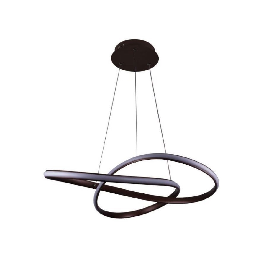 Brilagi - LED Димируем пендел COSMOWAVE LED/70W/230V 3000-6500K кафяв + дистанционно управление