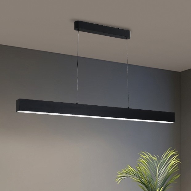 Brilagi - LED Димируем пендел SLEEKLINE SMART LED/40W/230V 3000-6000K Wi-Fi Tuya черен + дистанционно управление