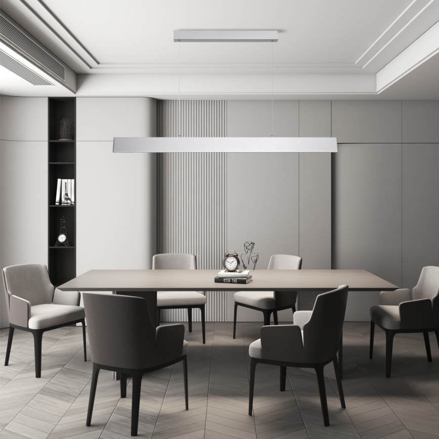 Brilagi - LED Димируем пендел SLIMLINE LED/40W/230V 3000-6000K сребрист + дистанционно управление