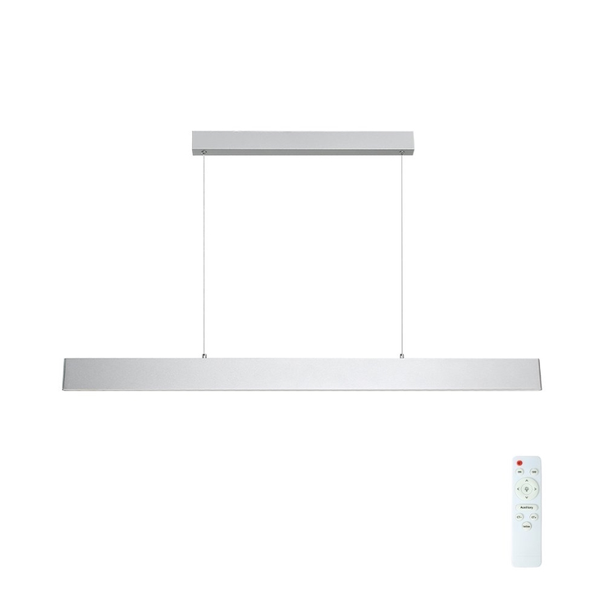 Brilagi - LED Димируем пендел SLIMLINE LED/40W/230V 3000-6000K сребрист + дистанционно управление
