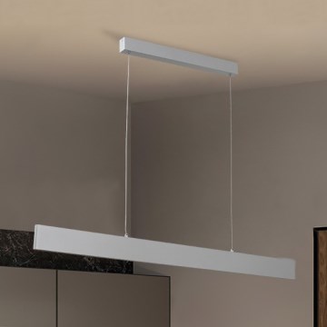Brilagi - LED Димируем пендел SLIMLINE LED/40W/230V 3000-6000K сребрист + дистанционно управление