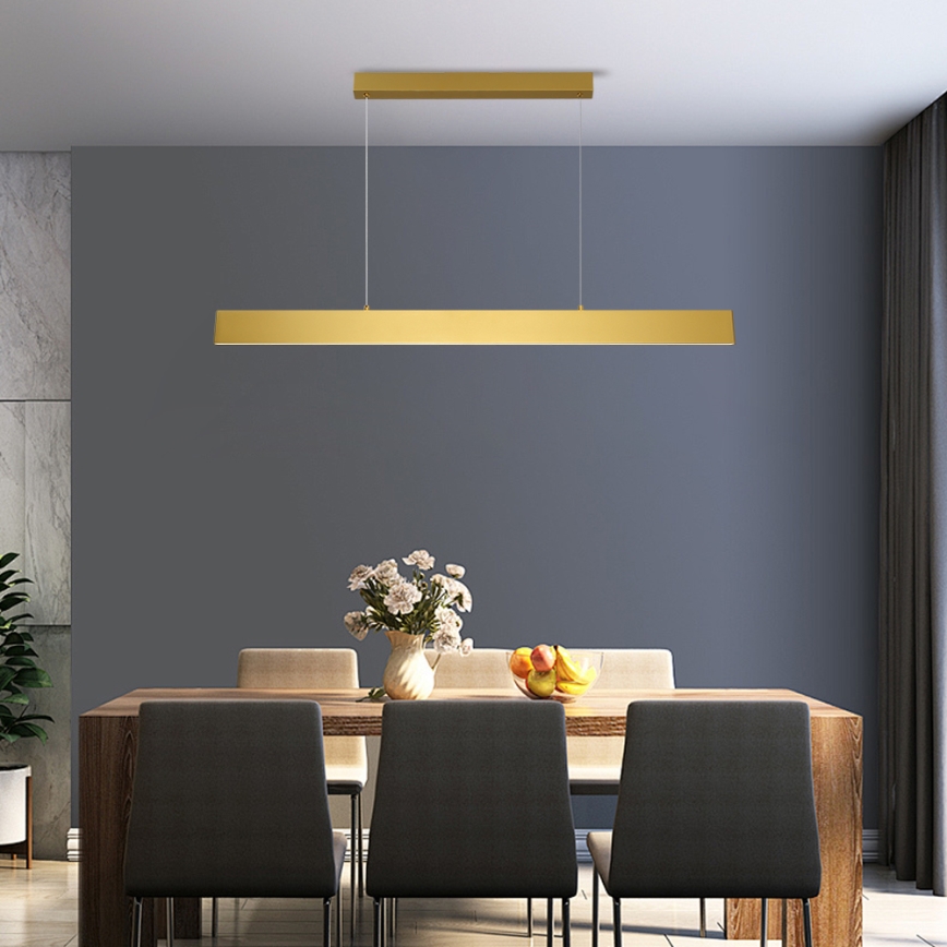 Brilagi - LED Димируем пендел SLIMLINE LED/40W/230V 3000-6000K златист + дистанционно управление