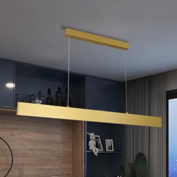 Brilagi - LED Димируем пендел SLIMLINE LED/40W/230V 3000-6000K златист + дистанционно управление