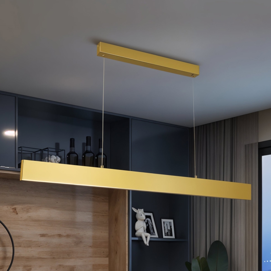Brilagi - LED Димируем пендел SLIMLINE LED/40W/230V 3000-6000K златист + дистанционно управление