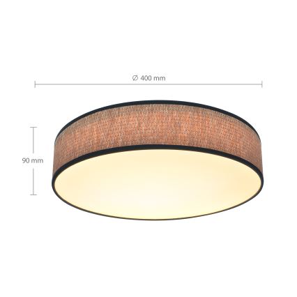 Brilagi - LED Димируем плафон ADELA LED/48W/230V 3000-6500K Ø 40 см + дистанционно управление