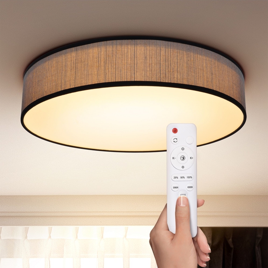 Brilagi - LED Димируем плафон AURORA LED/48W/230V 3000-6500K Ø 40 см + дистанционно управление