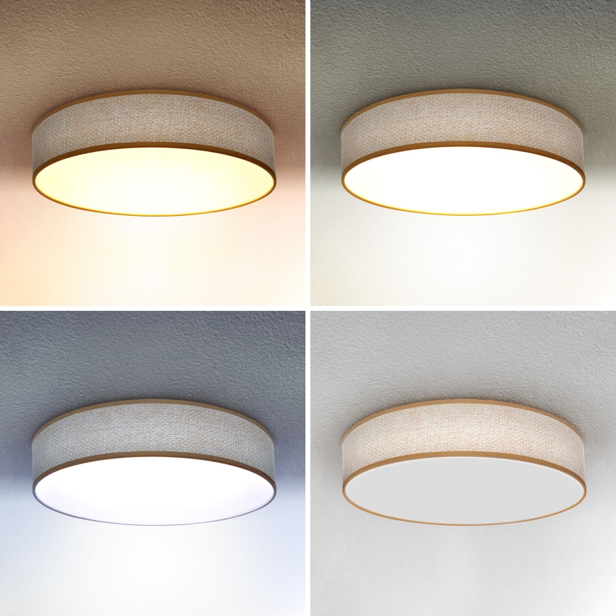 Brilagi - LED Димируем плафон CARMEN LED/48W/230V 3000-6500K Ø 40 см + дистанционно управление