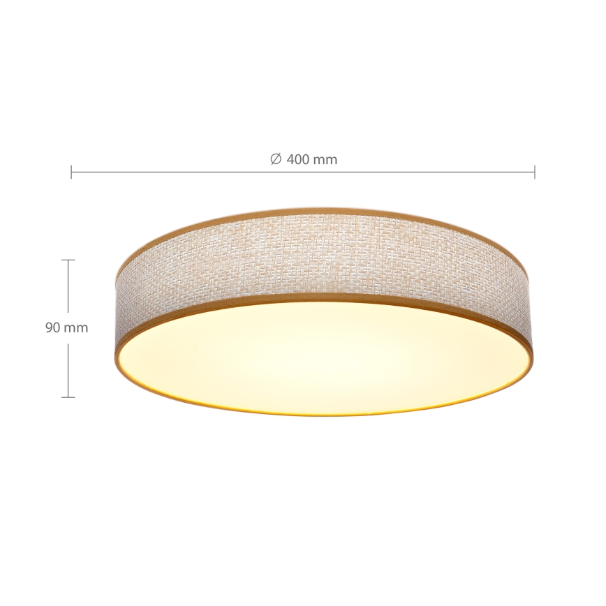 Brilagi - LED Димируем плафон CARMEN LED/48W/230V 3000-6500K Ø 40 см + дистанционно управление