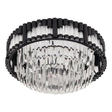 Brilagi - LED димируем плафон CROWN LED/41W/230V 3000-6000K Ø 48 см черен + дистанционно управление