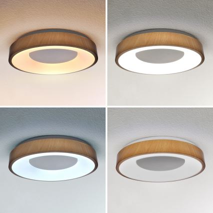 Brilagi - LED Димируем плафон DORIA LED/48W/230V 3000-6500K Ø 39 см + дистанционно управление