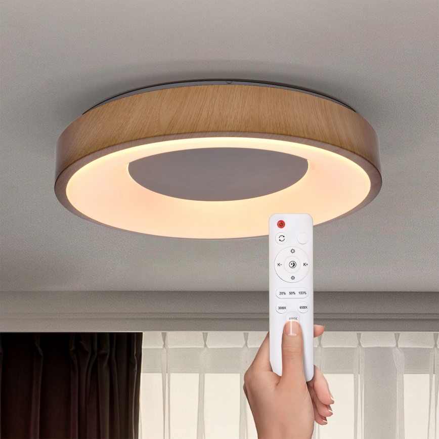 Brilagi - LED Димируем плафон DORIA LED/48W/230V 3000-6500K Ø 39 см + дистанционно управление