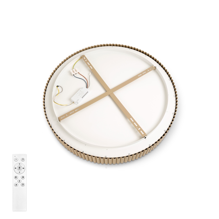 Brilagi - Димируем LED таванен плафон FALCON MODERN LED/30W/230V 3000-6500K диаметър 40 cm бежов + дистанционно управление