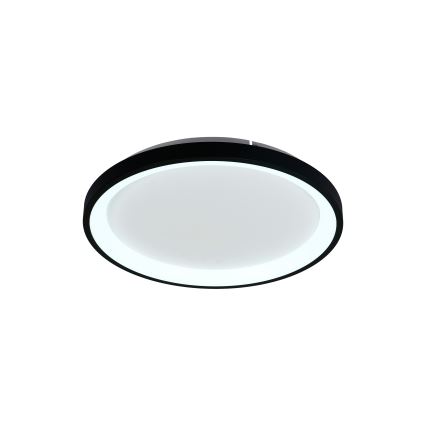 Brilagi - LED димируем тънък таванен плафон FALCON SLIM LED/42W/230V 3000-6500K Ø 50 см черен + с дистанционно управление