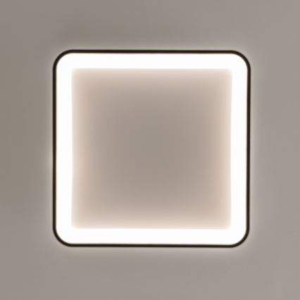 Brilagi - Димируема LED таванна лампа FALCON SLIM LED/50W/230V 3000-6500K 50x50 см черна + дистанционно управление