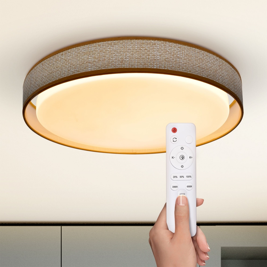 Brilagi - LED Димируем плафон KIANIA LED/48W/230V 3000-6500K Ø 43 см + дистанционно управление