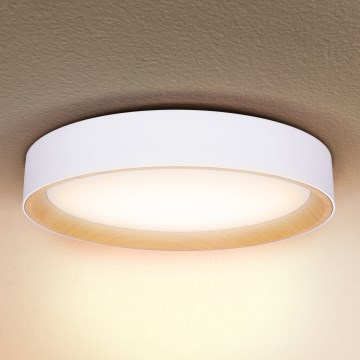 Brilagi - LED Димируем плафон LARIOS LED/60W/230V 3000-6500K ø 49 см бял + дистанционно управление