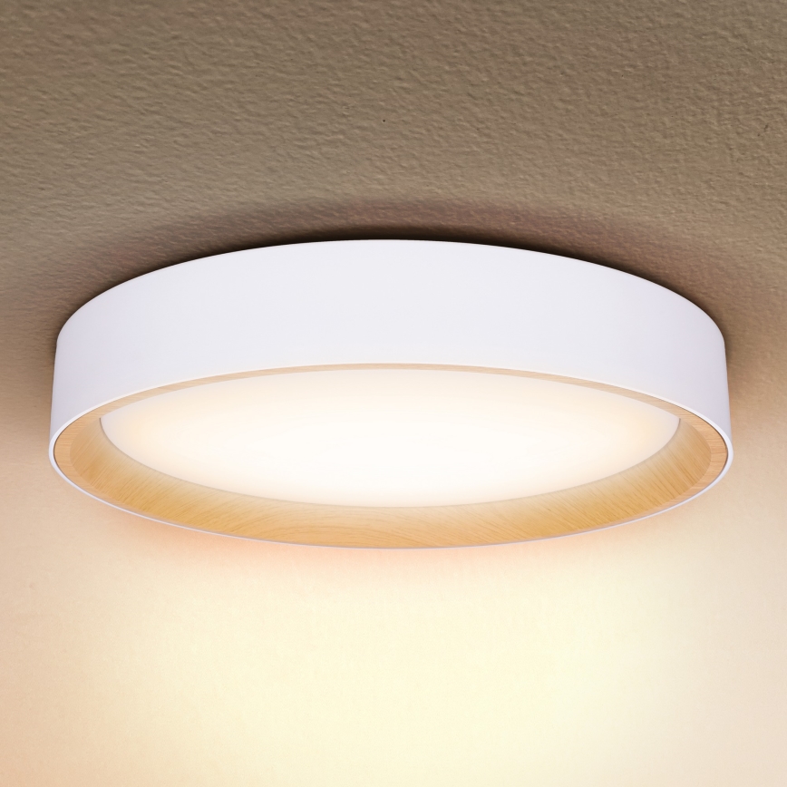 Brilagi - LED Димируем плафон LARIOS LED/60W/230V 3000-6500K ø 49 см бял + дистанционно управление