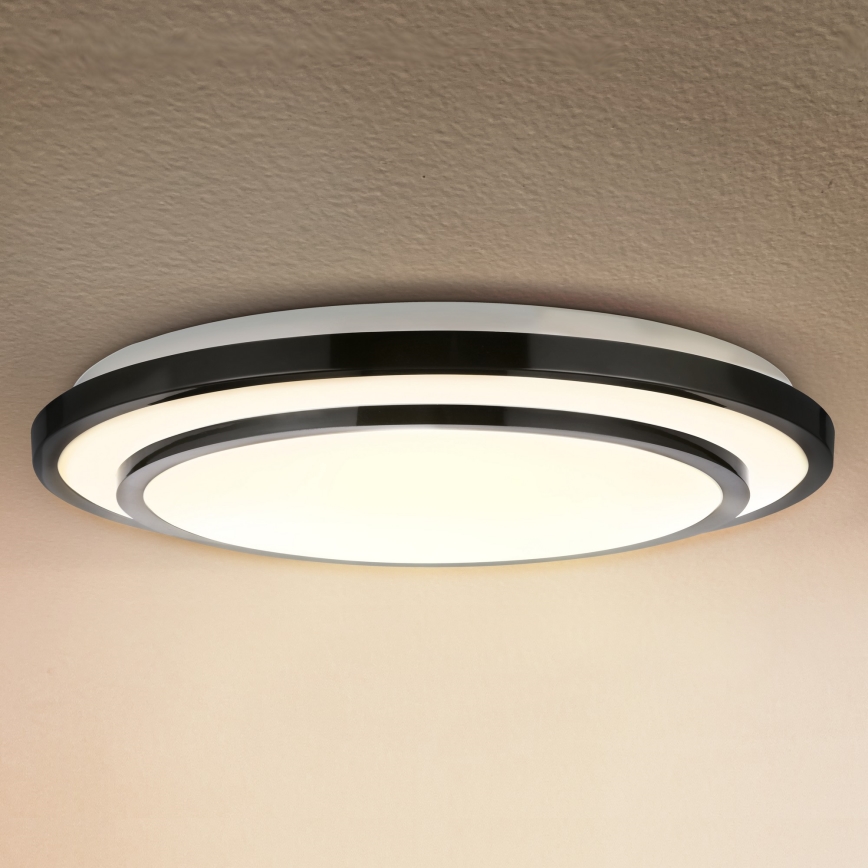 Brilagi - LED Димируем плафон LUCIANO LED/48W/230V 3000-6500K ø 39 см черен + дистанционно управление