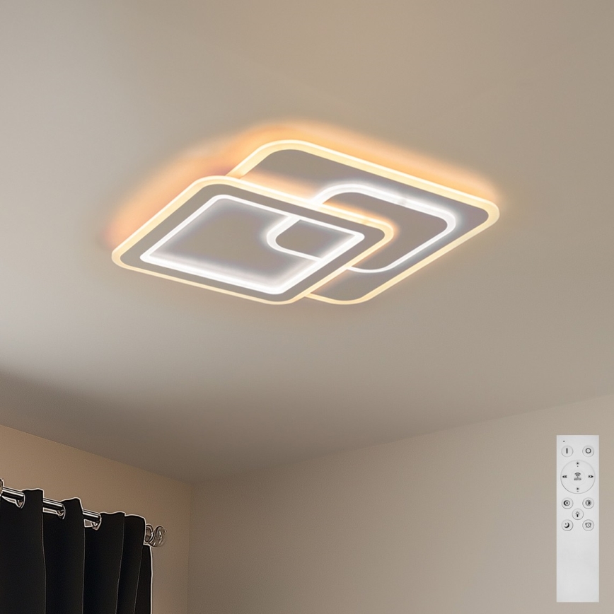 Brilagi - LED Димируем плафон MODERN LED/80W/230V 2700-6500K 52,5x52,5 см + дистанционно управление