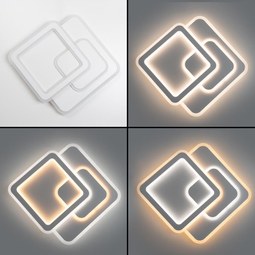 Brilagi - LED Димируем плафон MODERN LED/80W/230V 2700-6500K 52,5x52,5 см + дистанционно управление