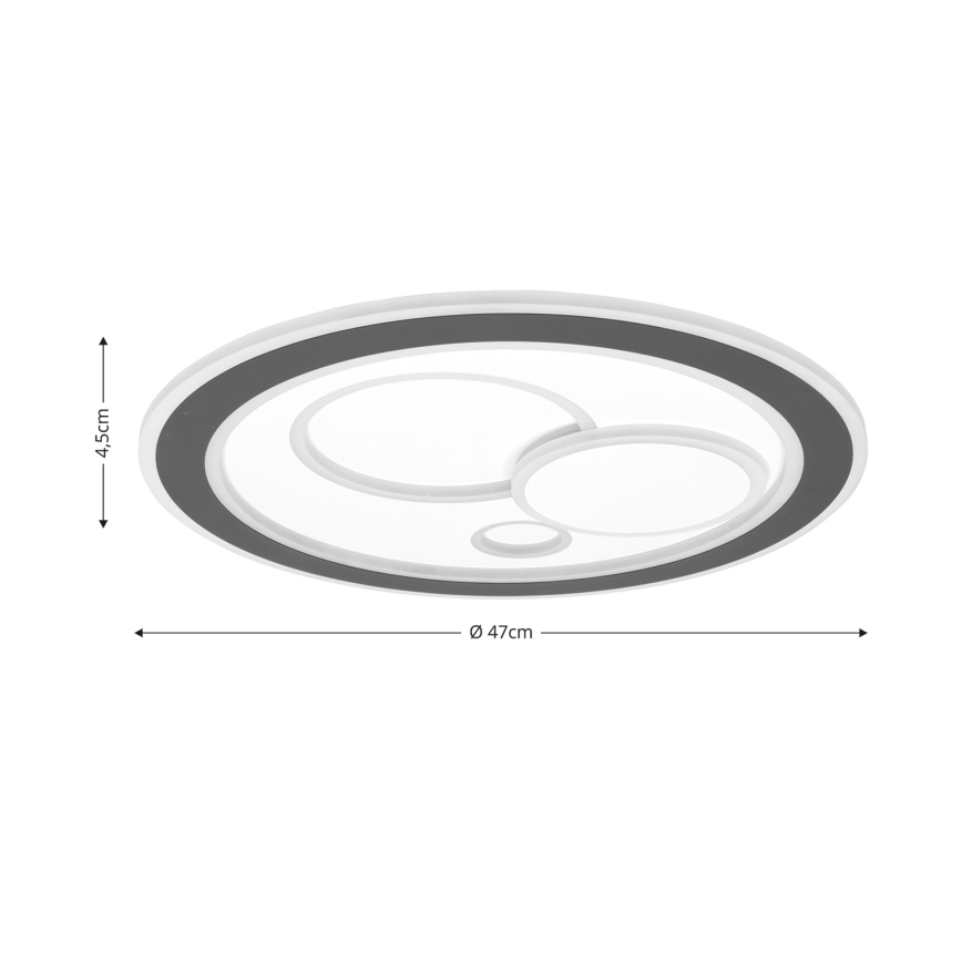Brilagi - LED Димируем плафон MODERN LED/89W/230V 2700-6500K Ø 47 см + дистанционно управление
