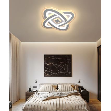 Brilagi - LED Димируем плафон MODERN LED/90W/230V 2700-6500K 48x48 см + дистанционно управление