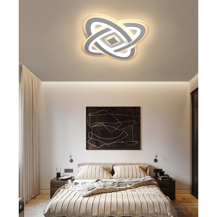 Brilagi - LED Димируем плафон MODERN LED/90W/230V 2700-6500K 48x48 см + дистанционно управление