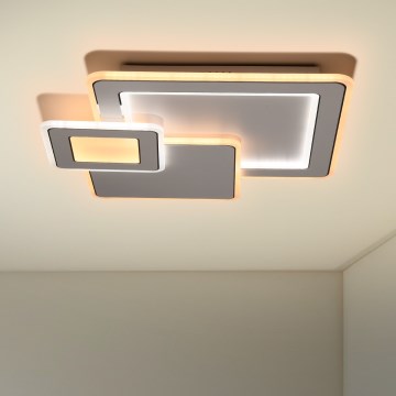 Brilagi - LED Димируем плафон MODERN LED/93W/230V 2700-6500K 48,5x48,5 см + дистанционно управление